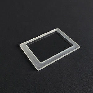 <span class=keywords><strong>Plaque</strong></span> en silice fondue synthétique résistante à la chaleur, lentille en <span class=keywords><strong>verre</strong></span> de quartz à trou fraisé, givrée - Product Image 4