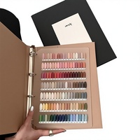 Présentoir de couleurs pour nail art, style livre, à feuilles mobiles, style Instagram, pour rangement de vernis à ongles, nuancier haut de gamme, grande taille
