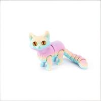 Figuras y Estatuillas de Gato Adorables Impresas en 3D con Material PLA - Unisex Edad 2-14+ Modelo MYD2026026