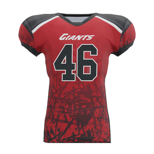 最新デザインアメリカンフットボールジャージ制服カスタム100% ポリエステル生地アメリカンフットボールジャージー - Product Image 3