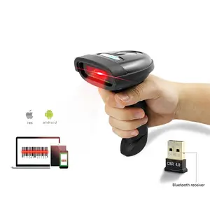 Netum de suministro de fábrica portátil inalámbrico 1D 2D de diente azul escáner de código de barras - Product Image 1