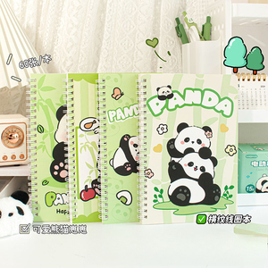 Carnet de bobine de dessin animé mignon haute valeur pratique épaissie ligne horizontale bloc-notes en gros - Product Image 4