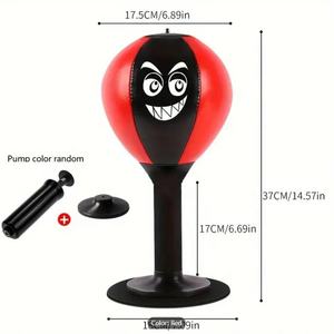 Juguetes Divertidos y Geniales de Escritorio al por Mayor Juegos de Boxeo Interactivos para Alivio del Estrés en Adultos Mini Saco de Boxeo Pera de Boxeo de Velocidad - Product Image 4