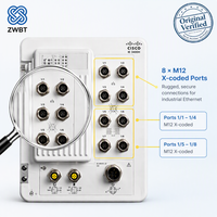 Cisco Switch Catalyst IE-3400H-8T-E Heavy Duty IP67 Switch 8x 1G M12 X-Coded Ports Wall Mount Fanless Network Essentials License.