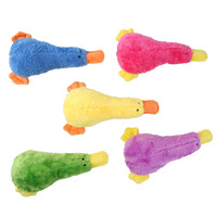 Songshan Jouets Drôle Mignon Personnalisé En Peluche Animal Canard Interactif À Mâcher Doux En Peluche Canard Chien Jouet Pet Grinçant Jouets Fabricant