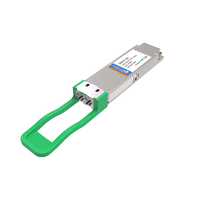 100GbE QSFP28 CWDM4 penerima optik, 2KM untuk Data jaringan optik LC Mode tunggal 100 Gigabit Ethernet 100GBase-CWDM4 2KM
