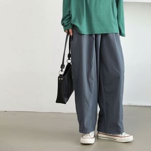 Pantalon <span class=keywords><strong>long</strong></span> ample à jambes larges pour <span class=keywords><strong>femme</strong></span>, style automne-hiver, vente directe d'usine - Product Image 1