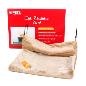 Vente chaude Supports en métal très résistants aux rayures Facile à assembler Lits suspendus pour chat Hamac pour animaux de compagnie pour chats avec tapis polaire - Product Image 5