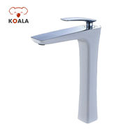 Robinet de lavabo de salle de bains en laiton artistique tout chrome poli solide Cae Antique moderne