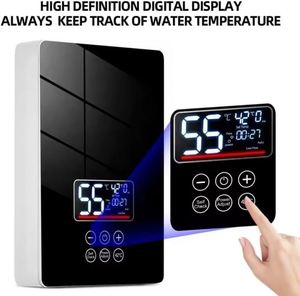 เครื่องทำน้ำอุ่นไฟฟ้าแบบทันทีคุณภาพสูง ปี 2025 รุ่นยอดนิยม 3.5KW-6.5KW 220V/110V ผลิตจากสแตนเลสและพลาสติก เหมาะสำหรับรถบ้าน ใช้งานกลางแจ้ง ครัวเรือน และโรงรถ - Product Image 2