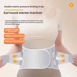 Stok Toptan Ayarlanabilir Yoga Bel Destek Korsesi Kemeri Erkek Kadın Hafif Nefes Alabilen Her Mevsim Sırt Ağrısı Giderici Çelik - Product Image 3