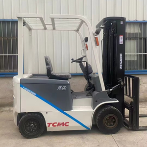 Mini chariot élévateur électrique d'occasion TCM FD20 2 tonnes Original japonais en bon état Prix bas pour la vente de machines de construction - Product Image 1
