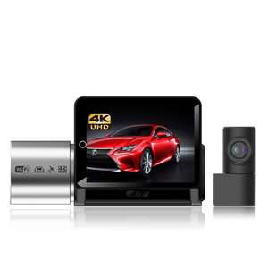 4k Dash Cam Wifi GPS ADAS xe máy ảnh asawin 2.45 "cảm ứng IPS màn hình phía trước và phía sau tầm nhìn ban đêm LDWS FCWS <span class=keywords><strong>G</strong></span>-cảm biến hỗ trợ - Product Image 1