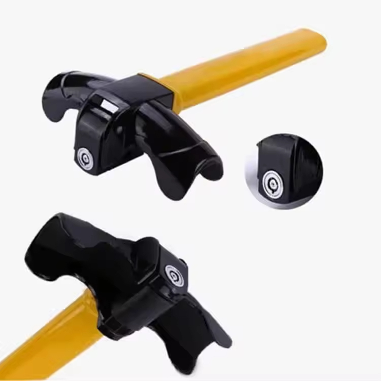 Royal Craft 341519 T-Type Steel Steering Wheel Lock - Universal Car Anti-Theft Security Device