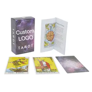 Kartu Tarot Kartu Tarot Cetak Kustom dengan Buku