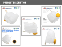 Réservoir d'expansion de liquide de refroidissement de radiateur pour Opel ASTRA G Zafira A Vauxhall 1304223 2000-2005 1.2 16V