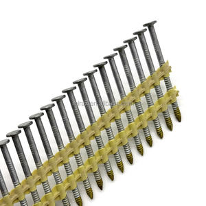 <span class=keywords><strong>Clavos</strong></span> para Enmarcar <span class=keywords><strong>de</strong></span> Plástico <span class=keywords><strong>de</strong></span> 21 Grados con Cabeza Redonda Plana y Anillo, Galvanizados en Caliente, Hechos en China - Product Image 3