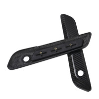 Carénage latéral brillant en fibre de carbone sergé 3K pour moto Road Glide Street Glide 2023-2024-2025