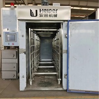 Équipement industriel automatique de transformation de viande, four à fumage, machine à fumer les saucisses, le bœuf séché et le poulet, moteur 500 kg/h