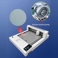Plotter de Corte de Cama Plana de Doble Cabezal P5035DC, Máquina de Corte Digital de Cama Plana con Función de Hendido Automático