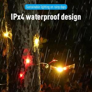 Guirnalda de Luces Solares LED, Lámpara de Cadena para Camping, Luces Solares LED Impermeables para Exteriores, Jardín, Fiesta, Pérgola, Patio Trasero - Product Image 3