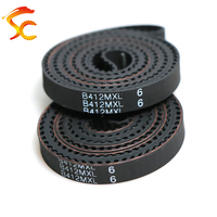Courroie de distribution MXL largeur 5~15mm B290MXL B300MXL B315MXL B328MXL B360MXL B397MXL B412MXL B424MXL Pas 2.032mm Courroie en caoutchouc