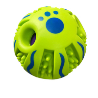 Funning grinçant molaire fuite alimentaire durable mâcher chien jouant jouets chien balle jouet pour animaux de compagnie