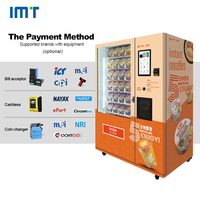 Distributeur automatique intelligent 24h/24 de nouilles instantanées avec paiement par code QR, machine distributrice de nourriture chaude