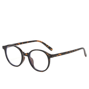 Montures de lunettes rondes grises à monture complète, anti-lumière bleue, légères, design vintage pour femmes - Product Image 2