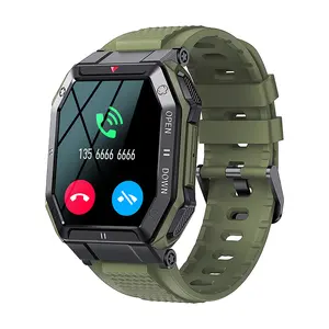 2023 New K55 Sports Smartwatch 350mah Smart Watch Men Bluetooth Call Fitness Watches Heart Rate IP68 Waterproof For Android IOS