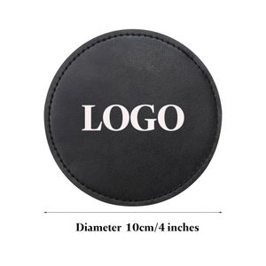 Posavasos Personalizados con Logotipo, 10 cm de Diámetro, Suaves al Tacto, Multicolores, Regalos Promocionales, Alfombrilla de Cuero PU para Bebidas - Product Image 4