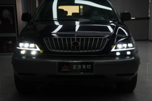 For 98-03 <b>LED</b> <b>Headlight</b> Assembly Kit With Daytime Running Lights & Turn Signal Blue 12V Light Color 12v <b>LED</b> <b>Headlights</b> for 98-03 - Product Image 3