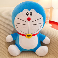 Peluche Doraemon 50 cm, poupée en peluche, couleurs mélangées, chat Dingdang créatif et dodu, vente chaude, peluche super douce, rembourrage en coton PP, unisexe pour