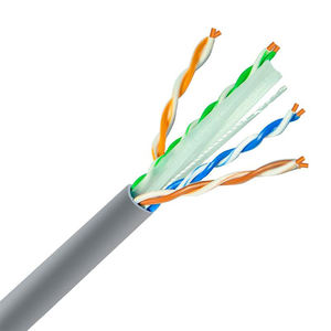 Cable Telefónico CAT3 UTP de 305m/Rollo, 24AWG 26AWG, Cable de Cobre Puro Sólido con Conector RJ11, CE FCC, Cable de Comunicación de Voz - Product Image 1