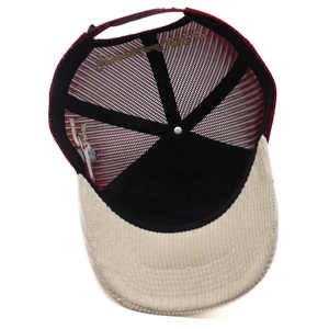 Cappello da camionista in velluto a coste da due tonnellate con Logo personalizzato ricamato 3D con Logo personalizzato con Logo con ricamo personalizzato - Product Image 5