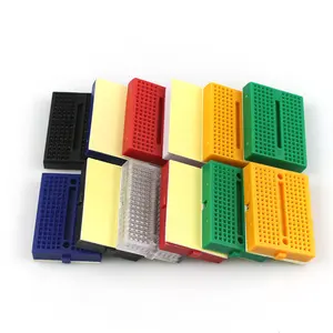 SYB-170 170 hole bread board 35 * 47mm mini colored breadboard SYB-170