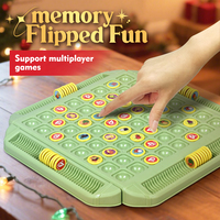 Jeu de société de mémoire espagnol, jeu de paire, jeu d'élimination, jeu de combat à quatre, jeu de puzzle parent-enfant, jeu de table en plastique hexagonal, boîte cadeau de Noël