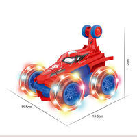 Voiture télécommandée araignée RC, véhicule de cascade 360 °   Jouet télécommandé lumineux LED amusant pour l'extérieur, cadeau pour enfants