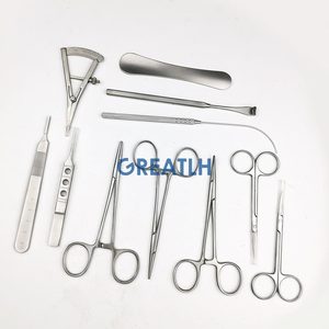 Kit complet d'<span class=keywords><strong>instruments</strong></span> chirurgicales ophtalmiques en acier inoxydable, avec Double couvercle pour les yeux, sans plateau de stérilisation, livraison gratuite - Product Image 5