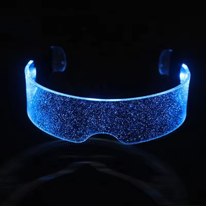 <span class=keywords><strong>Gafas</strong></span> LED con luz, <span class=keywords><strong>gafas</strong></span> <span class=keywords><strong>de</strong></span> neón Multicolor Cyberpunk para Bar, fiesta <span class=keywords><strong>de</strong></span> Halloween, Club <span class=keywords><strong>de</strong></span> Cosplay - Product Image 2