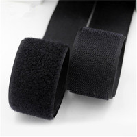 Rouleaux de crochets et boucles auto-adhésifs robustes et écologiques, anti-accroc, 16-50 mm, polyester/nylon – Vente chaude