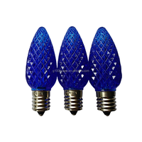 G100Power Extérieur de qualité commerciale Polycarbonate Opticore C9 LED Orange Ampoules de Noël SMD pour éclairage de vacances