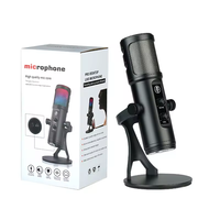 USB-C RVB filaire flux enregistrement bureau Studio Podcast ordinateur condensateur Microphone Kit enregistrement Studio équipement pour téléphone