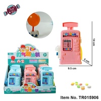 Nouvel ensemble promotionnel Tengrui : gonfleur de station-service en plastique multicolore avec 5 ballons et jouets de dessin animé pour enfants