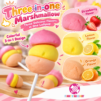 Sucettes en forme de burger OEM en gros, saveurs fraise, citron, orange, bonbons moelleux et doux pour enfants