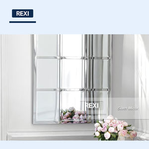 Specchio Argentato REXI 3mm-6mm Ultra Trasparente, Design Moderno da <span class=keywords><strong>Parete</strong></span>, Doppio Rivestimento in Vernice Epossidica, Vetro Personalizzato Senza Illuminazione - Product Image 6