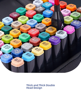 双头触摸彩色笔套装水彩和油性学生儿童绘图笔30 262色 - Product Image 2