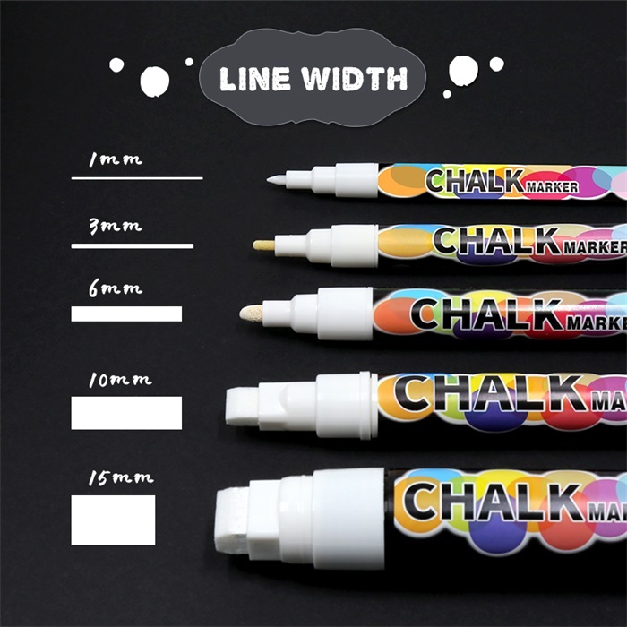 Custom Logo White Fluorescent Liquid Chalk