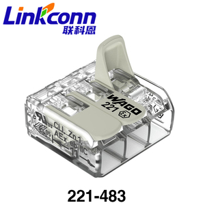 Connecteur Électrique 221 Borniers à Raccordement Rapide 1 Entrée 5 Sorties Connecteurs de Câblage Rapides - Product Image 2