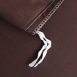 Bộ Ga Trải Giường Màu Đỏ Sang Trọng Với Vỏ Gối Bộ Đồ Giường Cưới 100% Cotton - Product Image 6